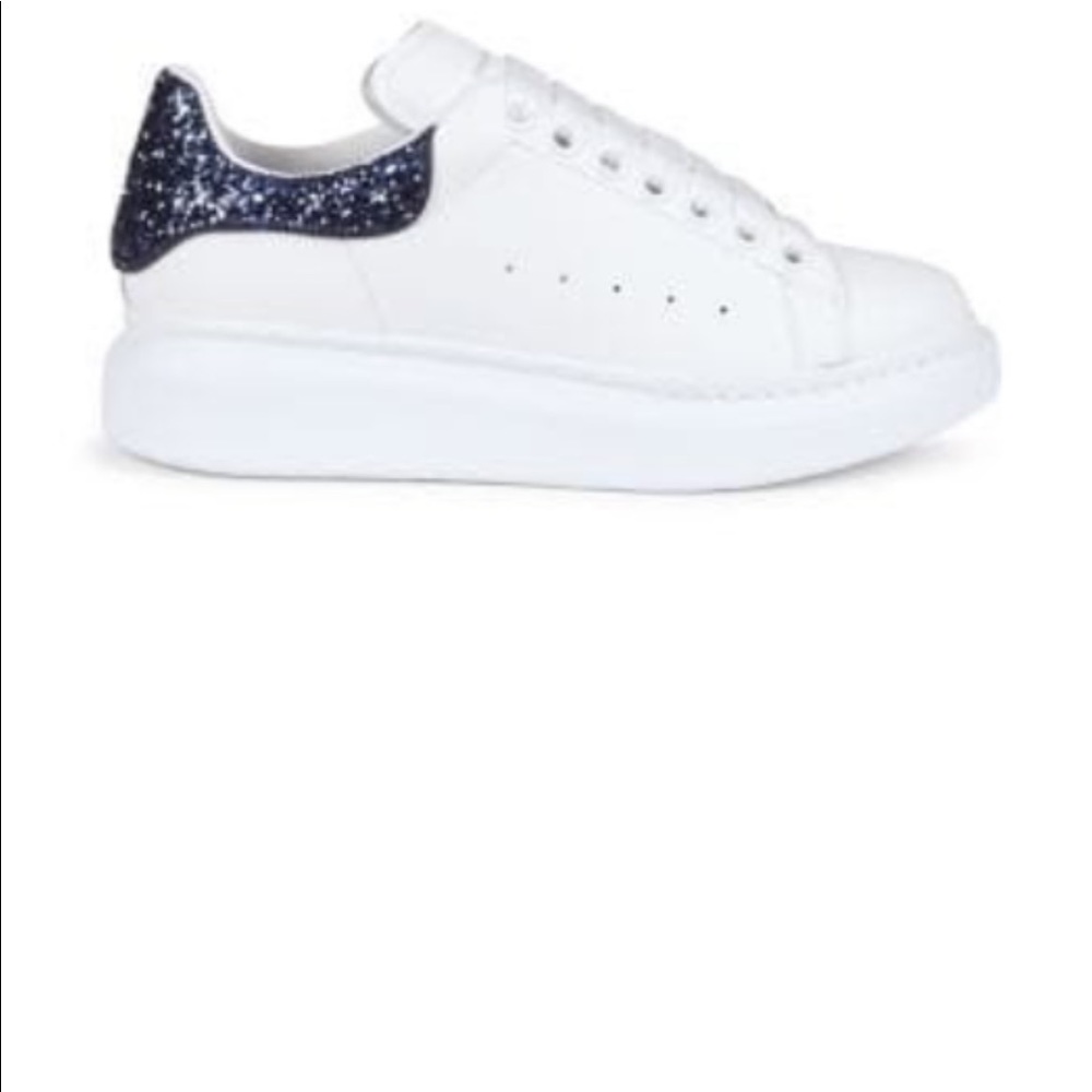 Alexander McQueen Oversized Glitter Counter Sneakers Size 39